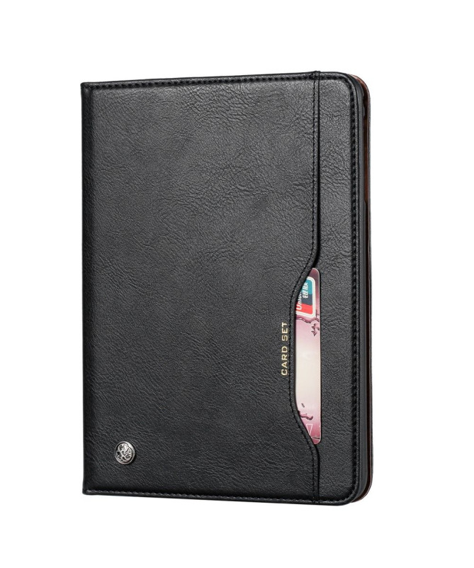 Housse iPad 10.2 (2019) avec porte cartes effet cuir