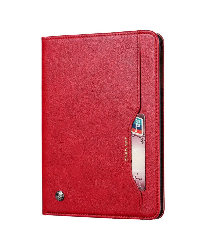 Housse iPad 10.2 (2019) avec porte cartes effet cuir