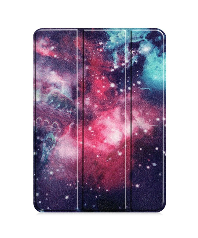 Housse iPad Pro 11 (2020) avec rabat intelligent motif galaxie