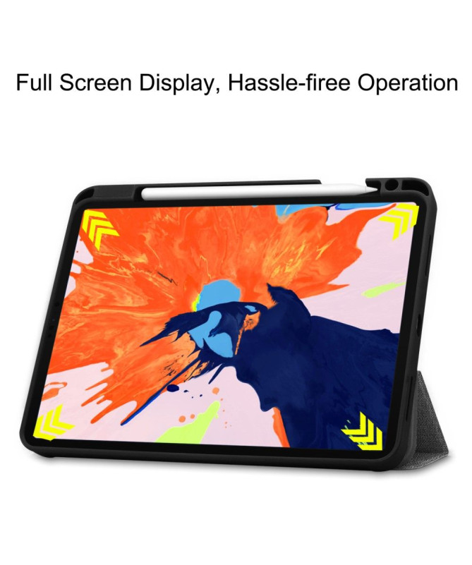 Étui à Rabat Effet Toile pour iPad Pro 11 (2020)