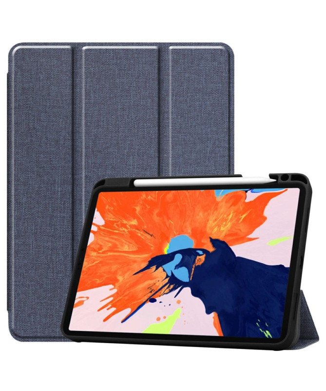 Étui à Rabat Effet Toile pour iPad Pro 11 (2020)