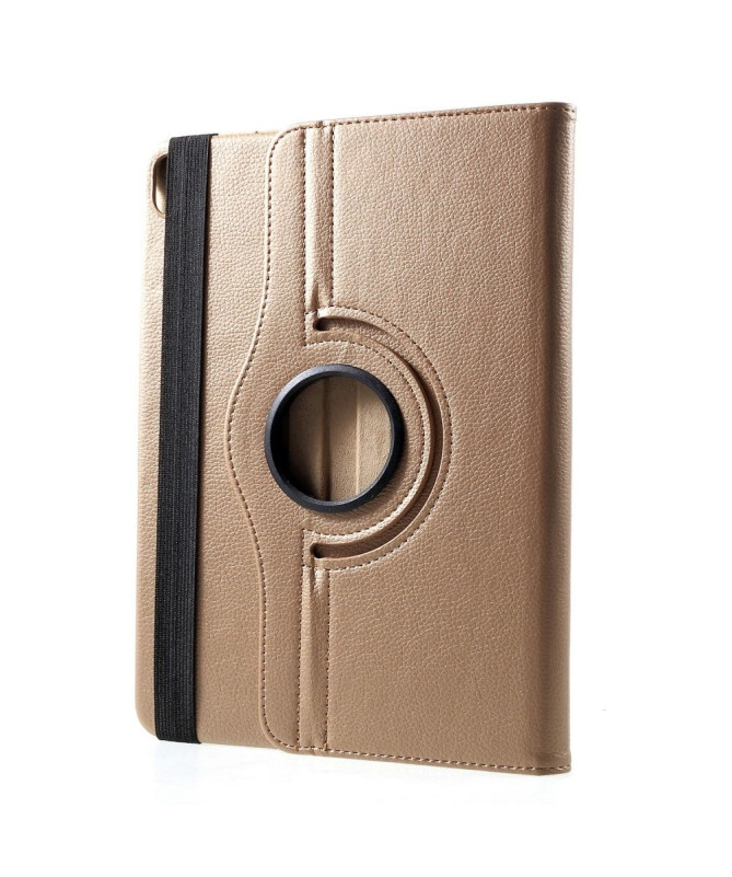 Housse iPad Pro 12.9 (2020) simili cuir litchi rotatif 360 degrés