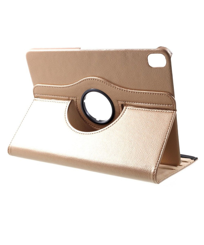 Housse iPad Pro 12.9 (2020) simili cuir litchi rotatif 360 degrés