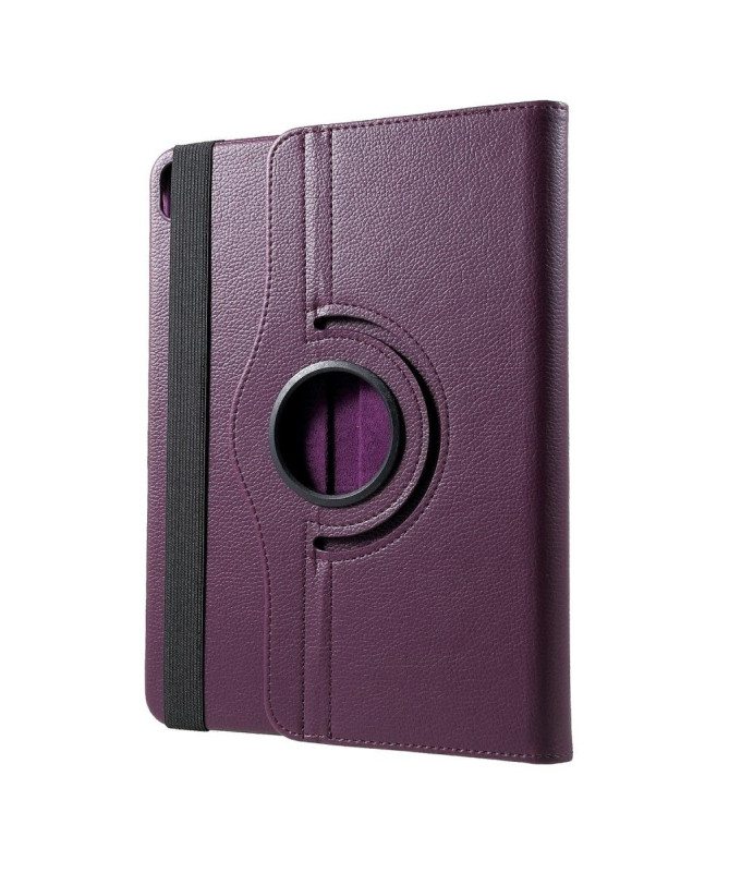 Housse iPad Pro 12.9 (2020) simili cuir litchi rotatif 360 degrés