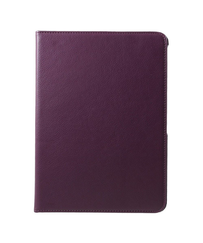Housse iPad Pro 12.9 (2020) simili cuir litchi rotatif 360 degrés