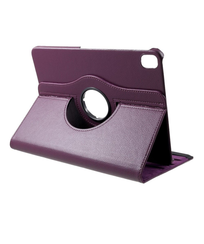Housse iPad Pro 12.9 (2020) simili cuir litchi rotatif 360 degrés
