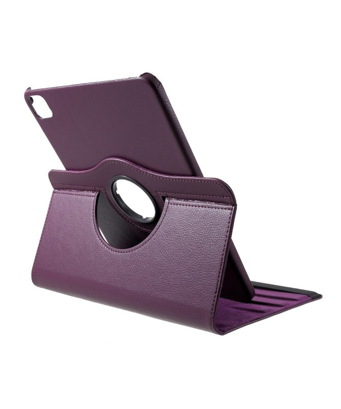 Housse iPad Pro 12.9 (2020) simili cuir litchi rotatif 360 degrés