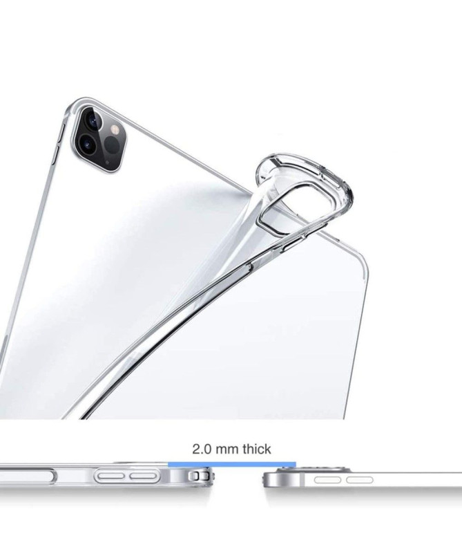 Coque iPad Pro 12.9 (2020) transparente angles renforcés