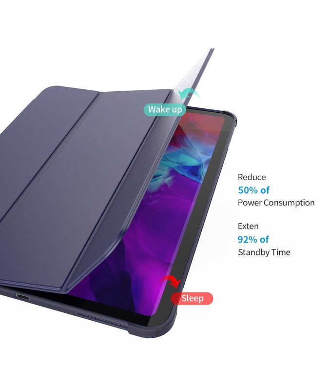 Coque avec rabat iPad Pro 11 (2021)(2020)(2022) fonction support