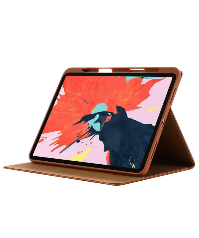 Housse iPad Pro 11 2020 simili cuir texture litchi