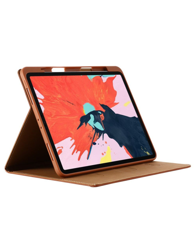 Housse iPad Pro 11 2020 simili cuir texture litchi