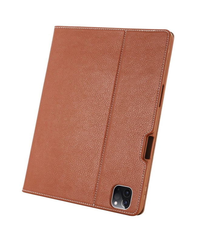 Housse iPad Pro 11 2020 simili cuir texture litchi