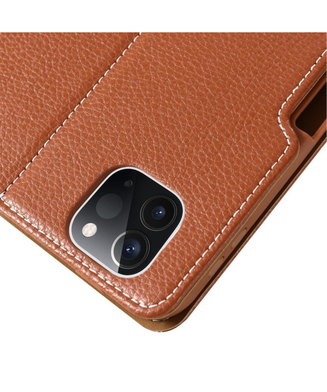 Housse iPad Pro 11 2020 simili cuir texture litchi