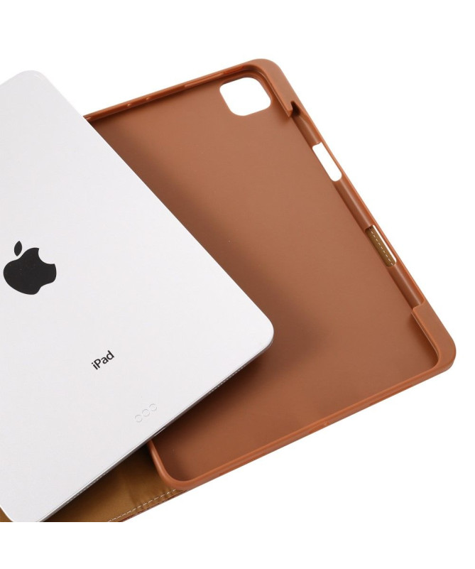 Housse iPad Pro 11 2020 simili cuir texture litchi