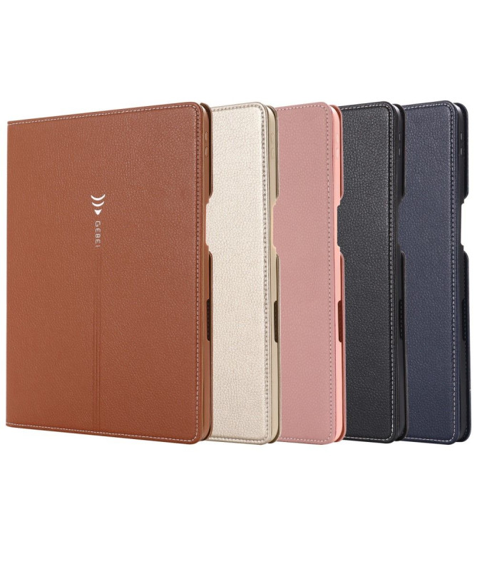 Housse iPad Pro 11 2020 simili cuir texture litchi