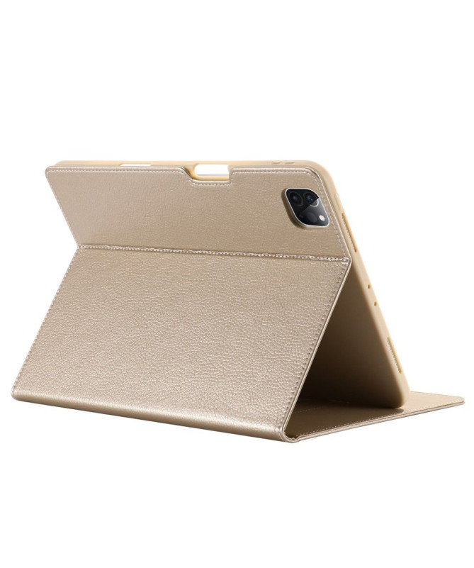 Housse iPad Pro 11 2020 simili cuir texture litchi