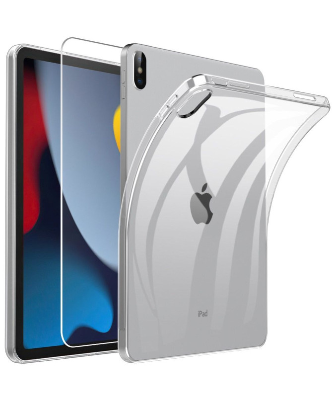 Coque iPad 10 (2022) + film protecteur en verre trempé