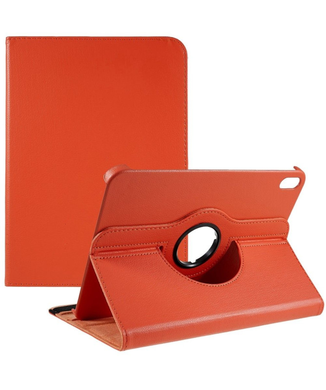 Coque iPad 10 (2022) rabat simili cuir support rotatif 360 degrés