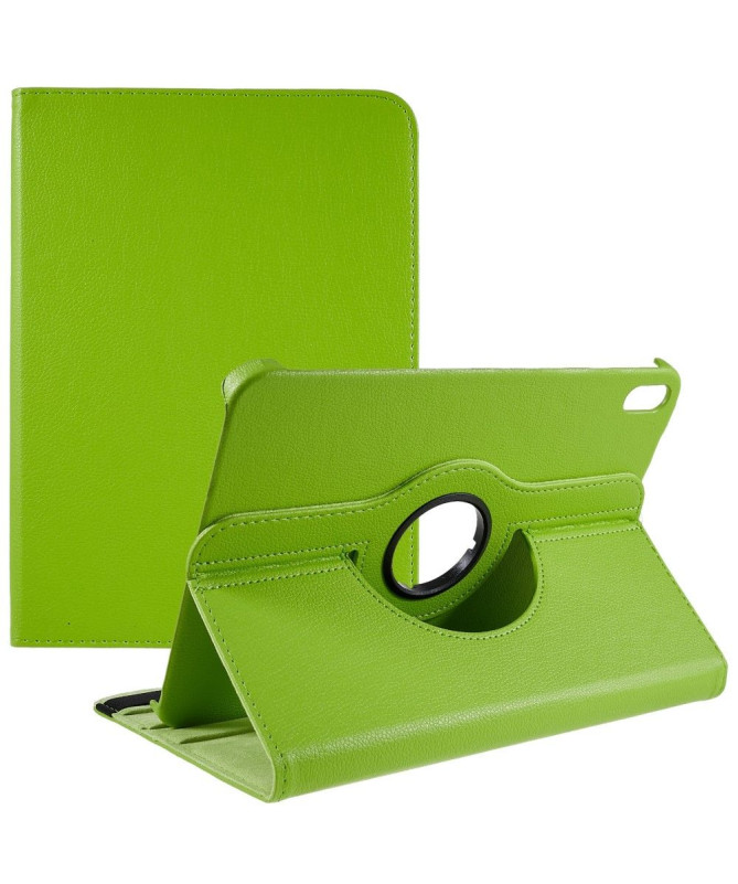 Coque iPad 10 (2022) rabat simili cuir support rotatif 360 degrés