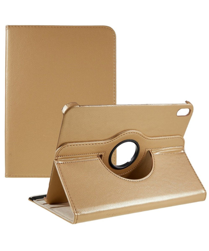 Coque iPad 10 (2022) rabat simili cuir support rotatif 360 degrés