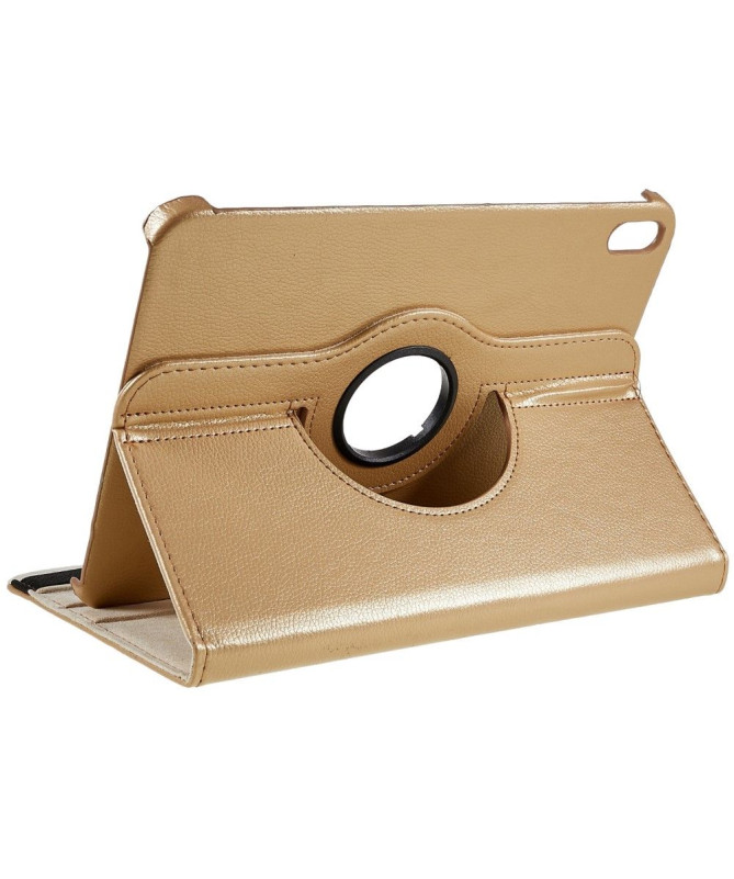 Coque iPad 10 (2022) rabat simili cuir support rotatif 360 degrés