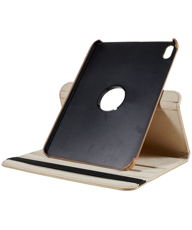Coque iPad 10 (2022) rabat simili cuir support rotatif 360 degrés