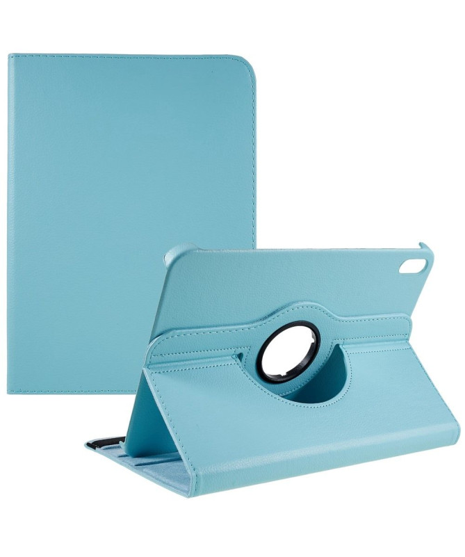 Coque iPad 10 (2022) rabat simili cuir support rotatif 360 degrés