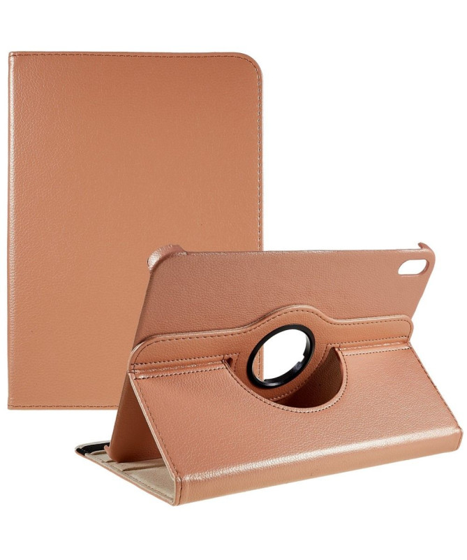 Coque iPad 10 (2022) rabat simili cuir support rotatif 360 degrés