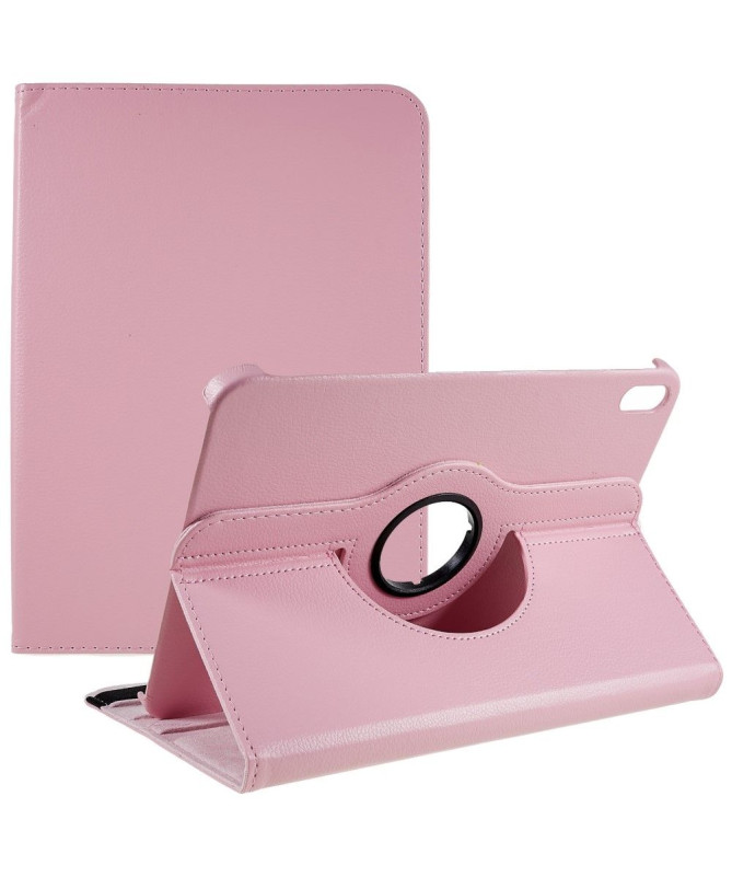 Coque iPad 10 (2022) rabat simili cuir support rotatif 360 degrés