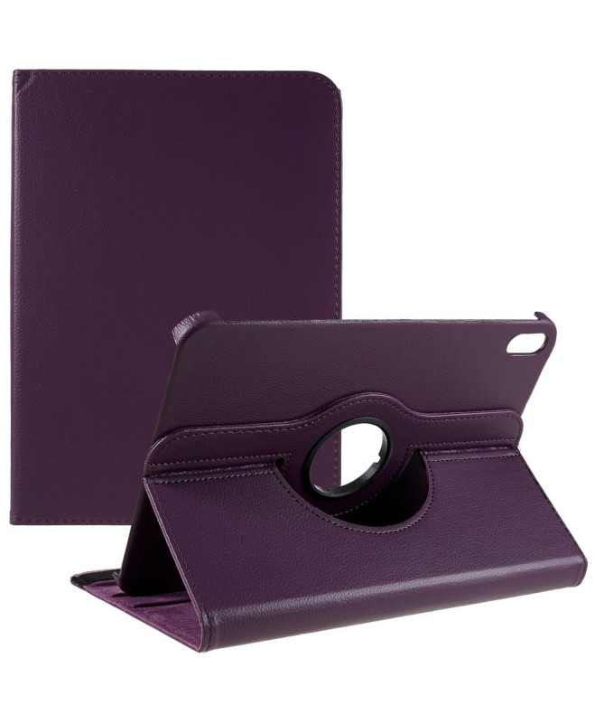Coque iPad 10 (2022) rabat simili cuir support rotatif 360 degrés