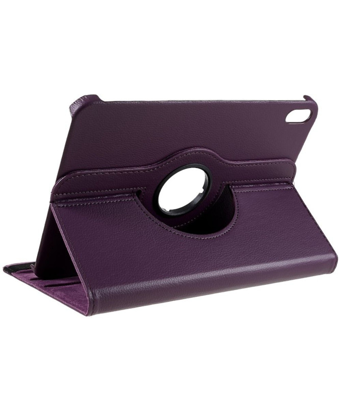 Coque iPad 10 (2022) rabat simili cuir support rotatif 360 degrés