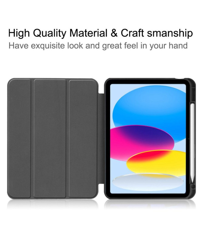 Smart Cover iPad 10 (2022) avec rabat trois volets