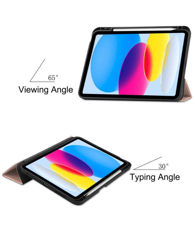 Smart Cover iPad 10 (2022) avec rabat trois volets