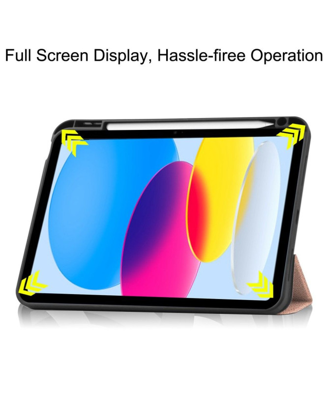 Smart Cover iPad 10 (2022) avec rabat trois volets