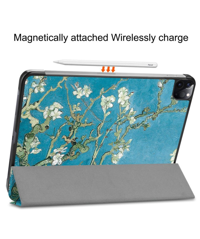 Housse iPad Pro 11 (2024) Intelligente Amandier en Fleurs