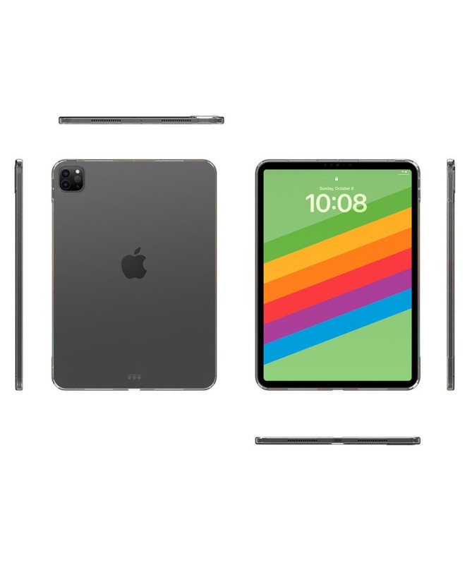 Coque iPad Pro 13 (2024) (M4) transparent en gel