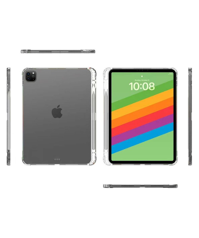 Coque iPad Pro 13 (2024) (M4) transparente angles renforcés