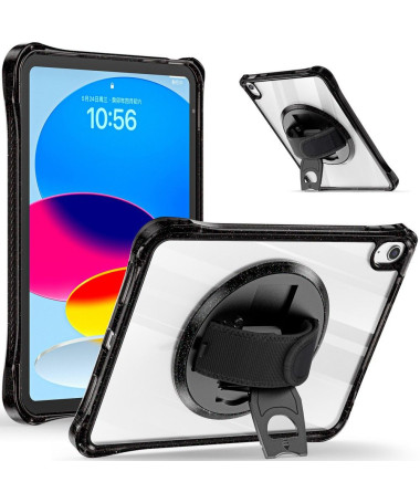 Coque pour iPad 10.9" (2022) avec Sangle Rotative et Support