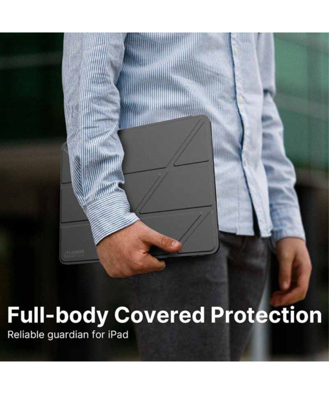 Étui iPad Pro 13 (2025) / 13 (2024) Origami Stand avec Porte-Crayon