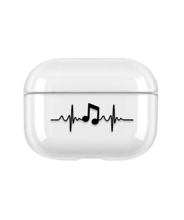 Coque AirPods Pro Transparente Mélodie