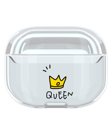 Coque AirPods Pro Transparente Queen