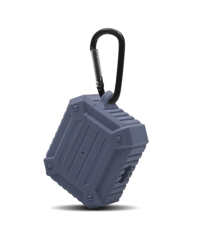 Coque AirPods 3 en silicone renforcé avec mousqueton
