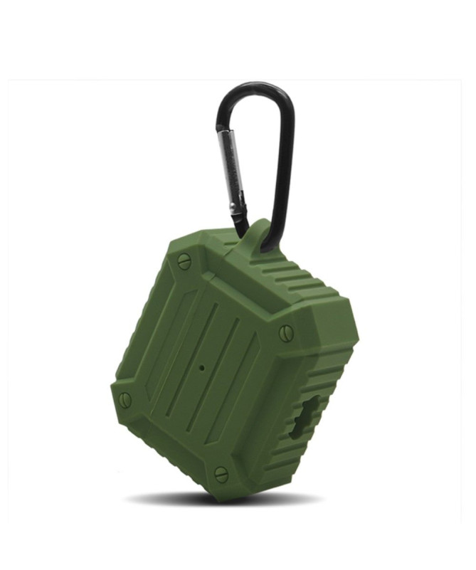 Coque AirPods 3 en silicone renforcé avec mousqueton