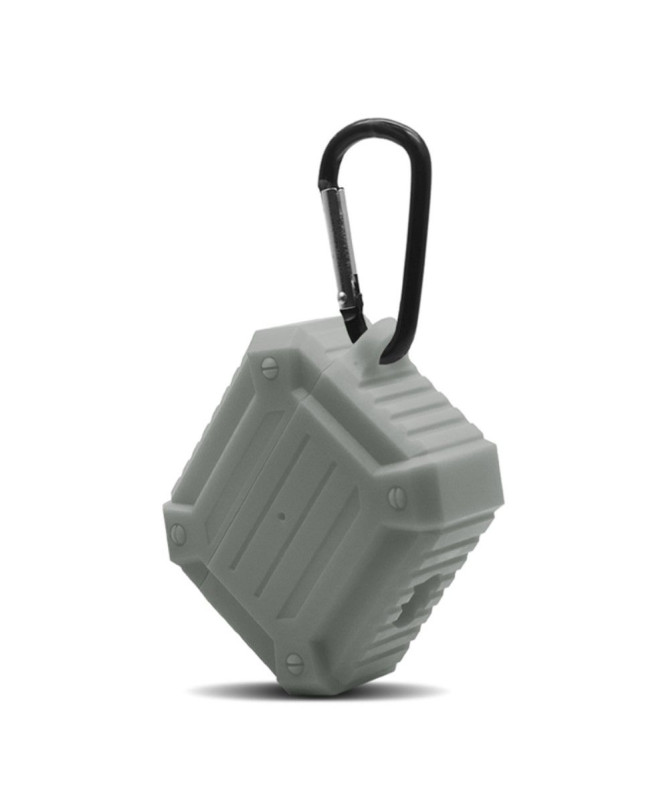 Coque AirPods 3 en silicone renforcé avec mousqueton