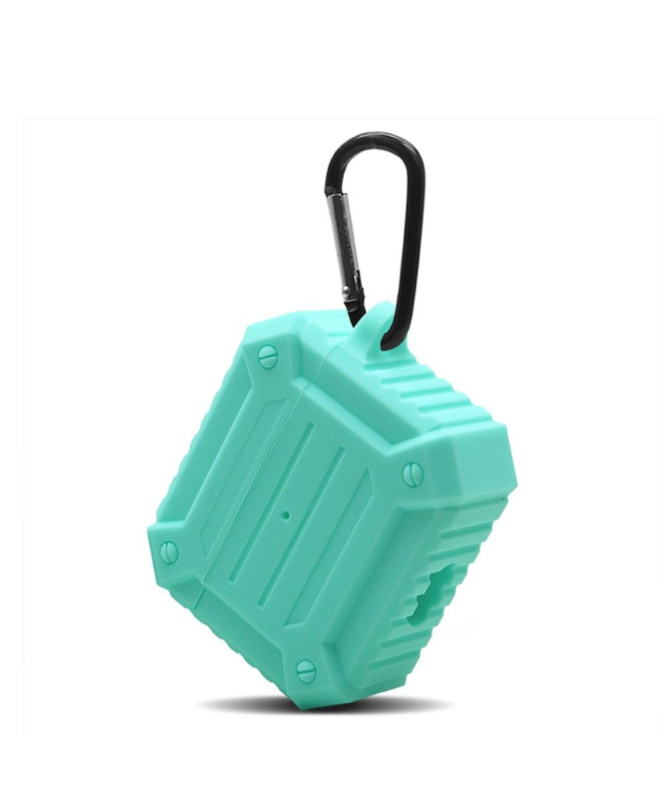 Coque AirPods 3 en silicone renforcé avec mousqueton