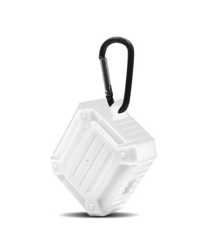 Coque AirPods 3 en silicone renforcé avec mousqueton