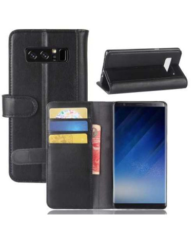 Housse Samsung Galaxy Note 8 Cuir Premium - Noir