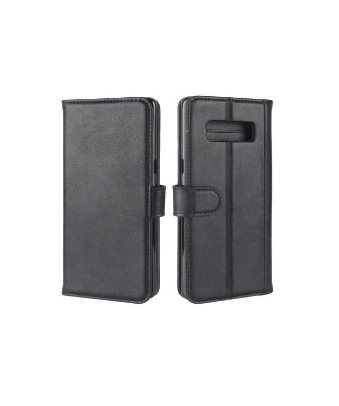 Housse Samsung Galaxy Note 8 Cuir Premium - Noir