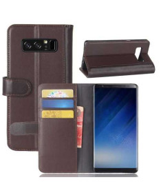 Housse Samsung Galaxy Note 8 Cuir Premium - Marron