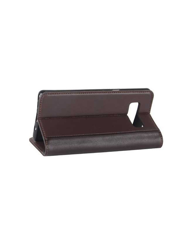 Housse Samsung Galaxy Note 8 Cuir Premium - Marron